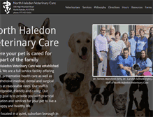 Tablet Screenshot of northhaledonvet.com